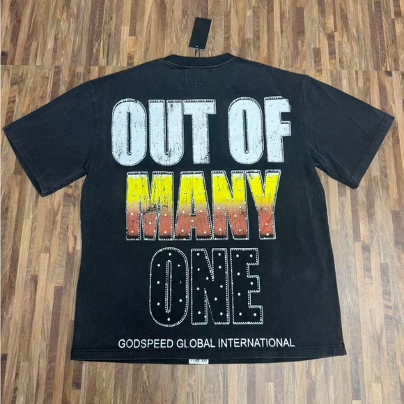 Black Short-Sleeve Graphic Tee Godspeed - Picture 2 of 3